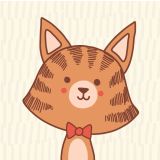 Card - Cute Animals - 100mm x 100mm