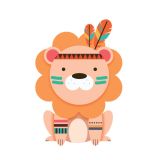 Card - Cute Animals - 100mm x 100mm