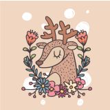 Card - Cute Animals - 100mm x 100mm