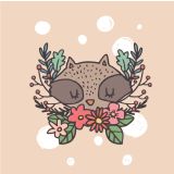 Card - Cute Animals - 100mm x 100mm