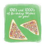Card - Green 100s & 1000s Birthday Wishes For You S by Cat MacInnes