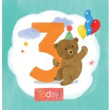 Card - Bear Is Three Today by Cat MacInnes
