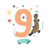 Card - Platypus Is Nine S by Cat MacInnes