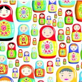 Card - Babushka Dolls by Cat MacInnes