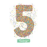 Card - Five Sprinkles by Cat MacInnes