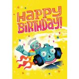 Card - Happy Birthday, Robot by Chrisillo