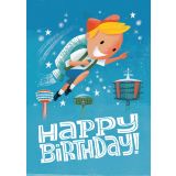 Card - Happy Birthday, Space Boy by Chrisillo