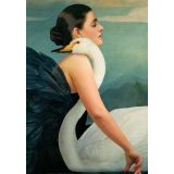 Card - Swan Lake by Catrin Welz-Stein