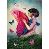 Card - Eight of Pentacles by Catrin Welz-Stein