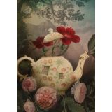 Card - Welcome Teapot by Catrin Welz-Stein