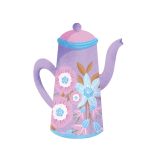 Card - Purple Floral Teapot by Melissa Donne