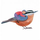 Card - Bird & Sparrow by Elisabeth Dorrian