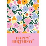 Card - Floral Happy Birthday by Duchess Plum