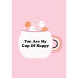 Card - You Are My Cup of Happy by Duchess Plum