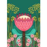 Card - by Wattle & Protea by Emma Whitelaw