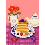 Card - Blueberry Pancakes by Emma Whitelaw