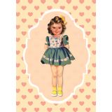 Card - Vintage Dolls - 125mm x 175mm