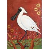 Card - Royal Spoonbill by Jody Pratt