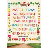 Card - May the Dreams You Hold Dearest Come True by Katherine Herrell