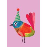 Card - Party Bird by Katherine Herrell
