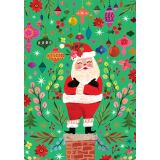 Card - Whimsy Santa Claus by Katherine Herrell