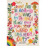 Card - Make Your Weird Little Heart Happy by Katherine Herrell