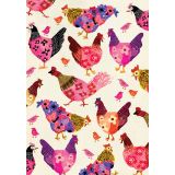 Card - Whimsy Chickens by Katherine Herrell