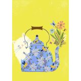 Card - Cat & Tea by Kenzie Kae