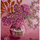Card - Pink Blooms by Kate Quinn