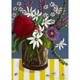 Card - Red Waratah by Kate Quinn