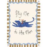 Card - Fly Me to the Moon by Lion & Pear