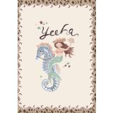 Card - Yeeha, Mermaid Seahorse Cowgirl by Lion & Pear