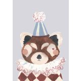 Card - Bear Clown by Lion & Pear