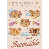 Card - Always Invincible by Little Eyes Alien