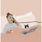Card - We Can't Make It by Alissa Levy