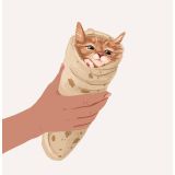 Card - Purrito by Alissa Levy