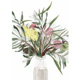 Card - Wildflowers Vase by Lisa Chapman
