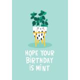 Card - Hope Your Birthday is Mint by Lucy Maggie Designs