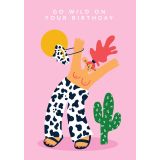 Card - Go Wild on Your Birthday by Lucy Maggie Designs