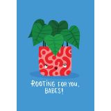 Card - Rooting for You, Babes by Lucy Maggie Designs