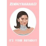 Card - Zendayaaaaaaas, It's Your Birthday by Lucy Maggie Designs