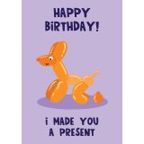 Card - Birthday Poop by Lucy Maggie Designs