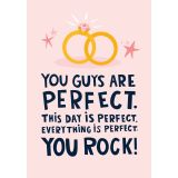 Card - You Guys Are Perfect by Lucy Maggie Designs