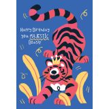 Card - Happy Birthday, You Majestic Beast by Lucy Maggie Designs