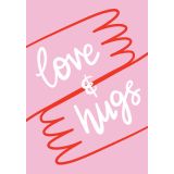 Card - Love & Hugs by Lucy Maggie Designs
