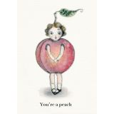 Card - You're A Peach by Michelle Pleasance