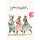 Card - Happy Bunny Birthday by Michelle Pleasance