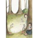 Card - Bunnies In The Forrest by Michelle Pleasance