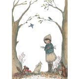 Card - Autumn Walk by Michelle Pleasance