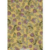 Wrapping Sheets - Grevillea on Yellow by One Penny 
